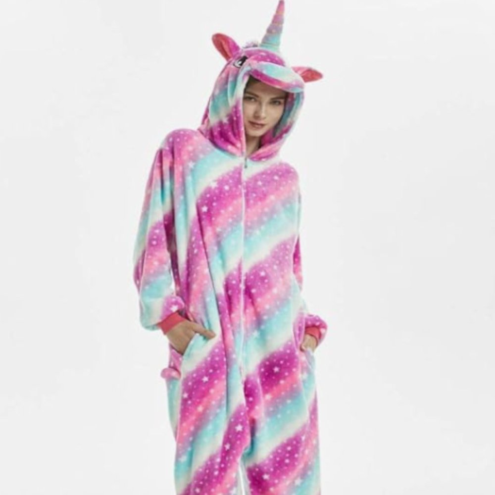 QQonsie | Unicorn Adult Onesie Pajamas Costume